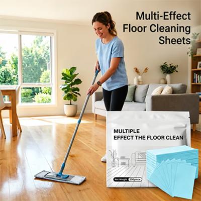 Floor Cleaning Sheets Multipurpose Deep Cleaning Decontamination Brightening for Home Kitchen Bathroom Office Pack of 30