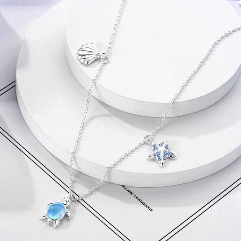 Copper Metal Zircon Rotund Necklaces Heart Simple Irregular Trendy Simple Necklaces Designed For Women Perfect Gift Party High Quality Fine Jewelry