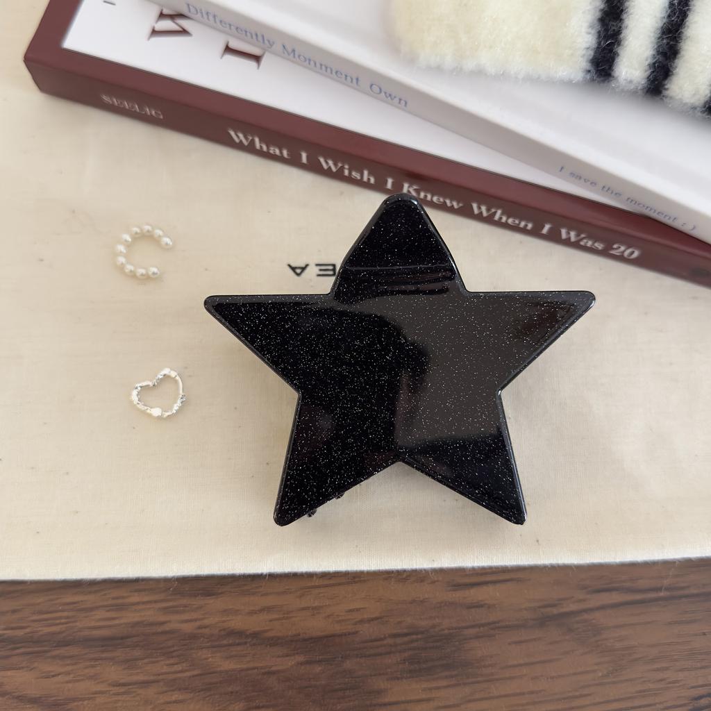 1 Pcs Fashion Simple Geometry Pentagram Hair Claws For Women Girls Party Hair Accessories