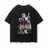 Gundam Anime 2026 Summer New Tshirt 100 Cotton Exquisite Pattern Unisex Loose Y2K Short Sleeves Premium Harajuku Y2K Shirt