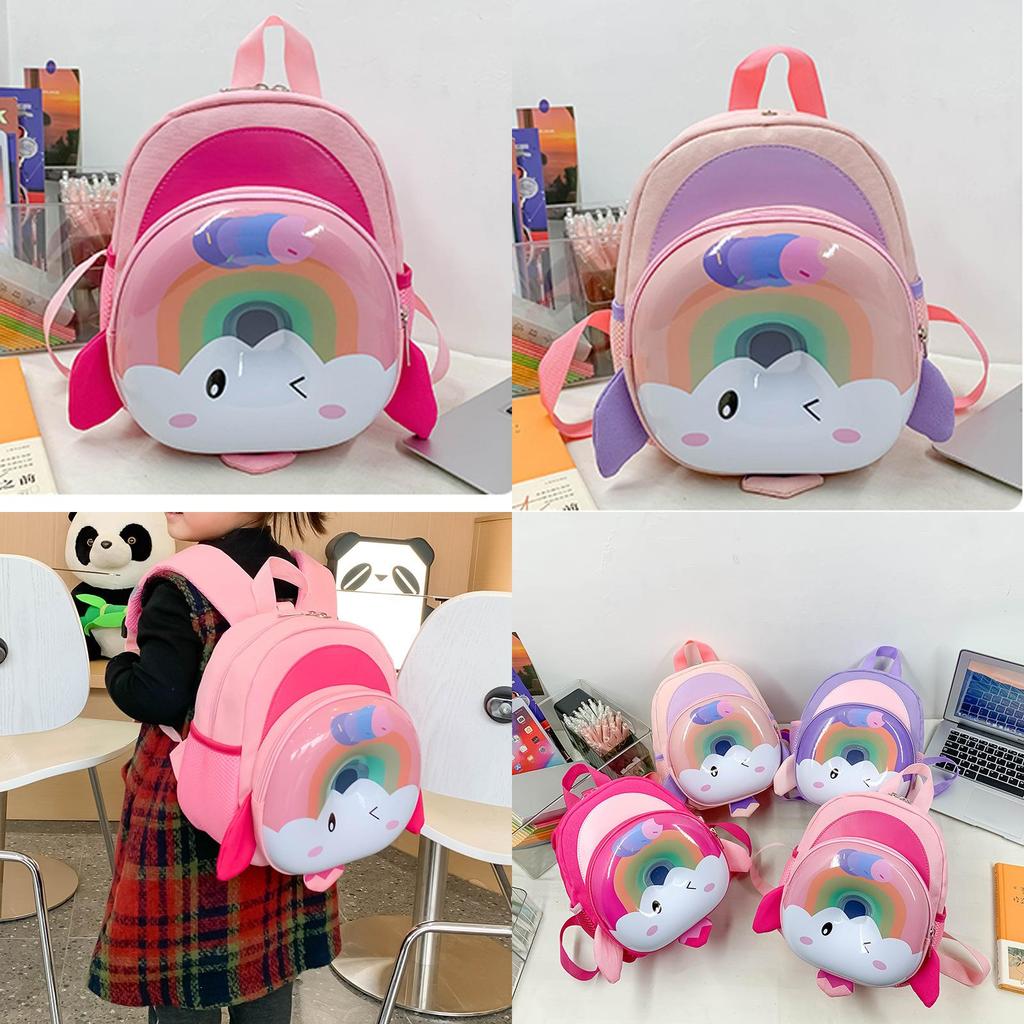 Childrens Nylon School Pack With Antilost Feature And Soft Comfort For Kindergarten