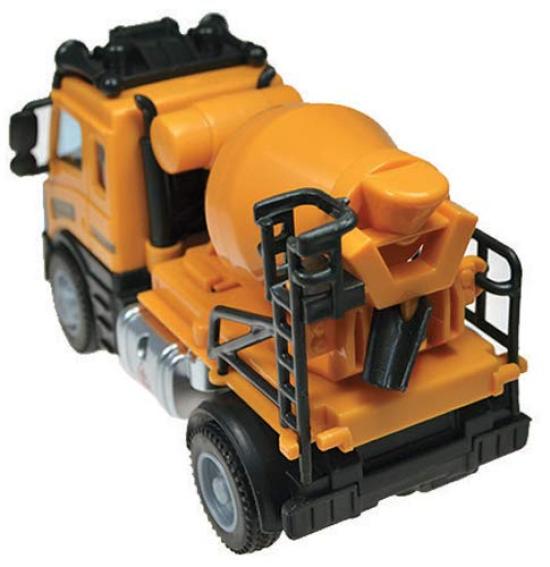 Doyusha Car Working Vehicle Mini Mixer Truck 27MHz Electric Radio Control 1/64 R/C WTMN-5-1980