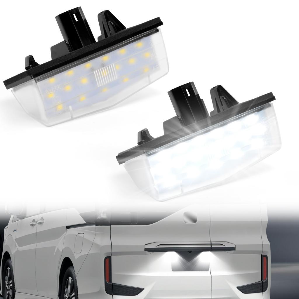 NEIFILES LED License Plate Light for Toyota Prius 30 Prius Alpha 40 and 20 Series Scion Lexus IS300 Sportcross Wagon of Series, Series, C-HR, RAV4,