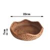 Hand-Woven Rattan Fruit & Bread Basket