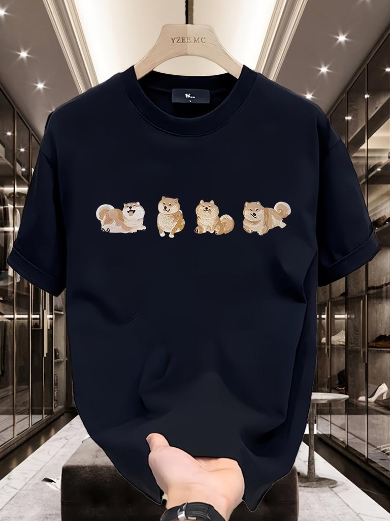 Mens 100 Cotton Vintage Graphic TShirt Casual Short Sleeve TShirt for Summer Streetwear Vintage TShirts Casual Style