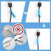 10-piece set of Type-C data cable protective cover spiral multi-function data cable anti-break identification cover multi-color