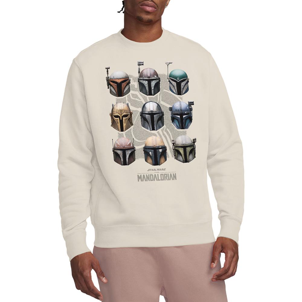 Star Wars: The Mandalorian Unisex Adult Mando Helmet Sweatshirt