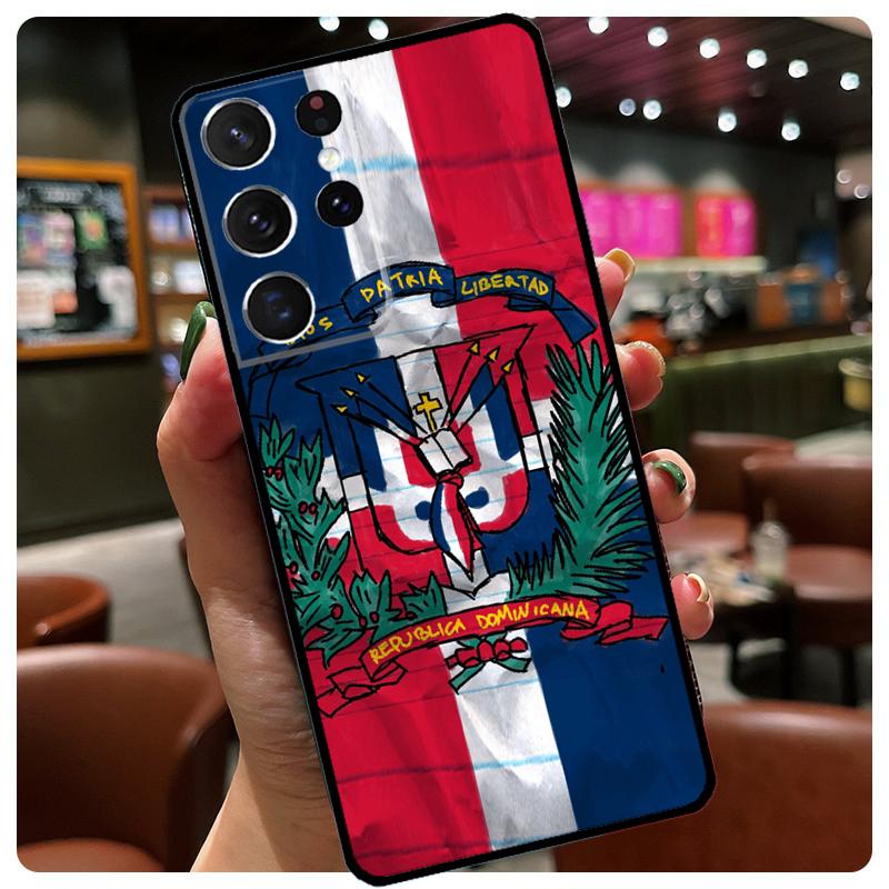

Dominican Republic Flag Phone Case For Samsung Galaxy S25 Ultra S20 S21 S22 S23 S24 Ultra S9 S10 Plus S25 FE Cover Galaxy S20Ultra