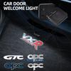 1/2Pcs For Opel Vauxhall VXR OPC Line GTC Logo Car HD Projector Lamp LED Auto Door Welcome Light Interior Decoration Accessories