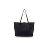 Woman Big Artificial Leather Tote Shoulder Bag