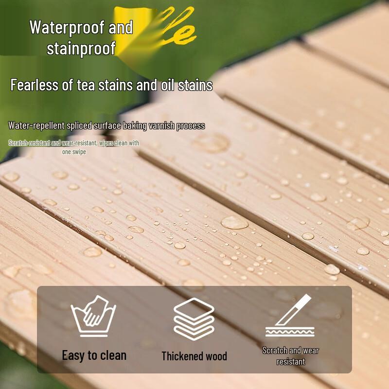 Portable Camping Chair with Backrest