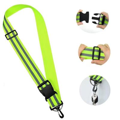Adjustable Non-slip High Visibility Reflective Sports Strap for Night Running and Cycling