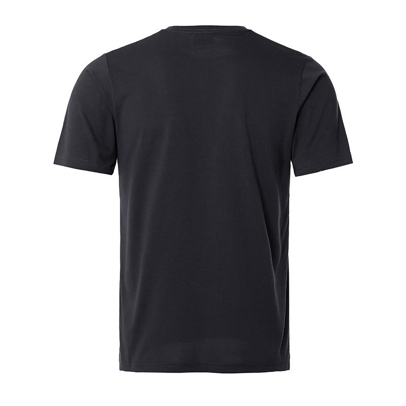 Columbia Letter Plant Floral Print Comfortable Breathable Casual Short Sleeve T-Shirt Men Tops Black AE1458-010