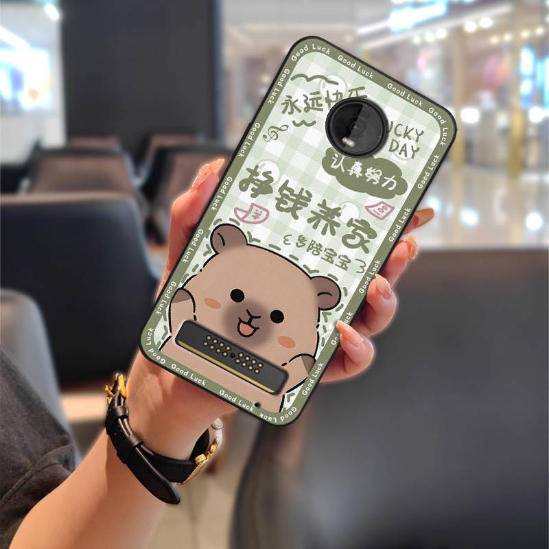 Cartoon Stoßfestes Handyhülle Für MOTO Z4 Play Graffiti Modedesign Wasserdicht Schmutzabweisend Anti-Knock TPU Langlebig