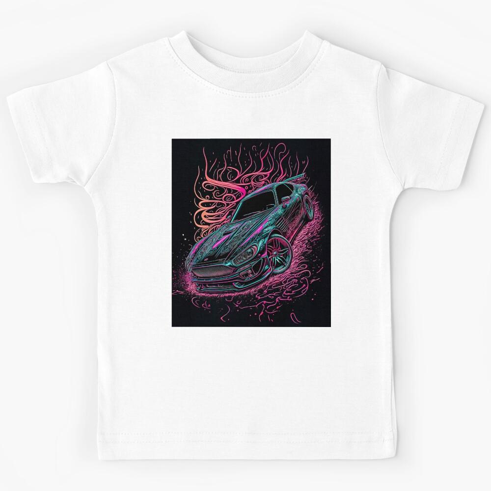 Abstract Mercedes AMG GT Surreal Automotive Art Kids T-Shirt 130