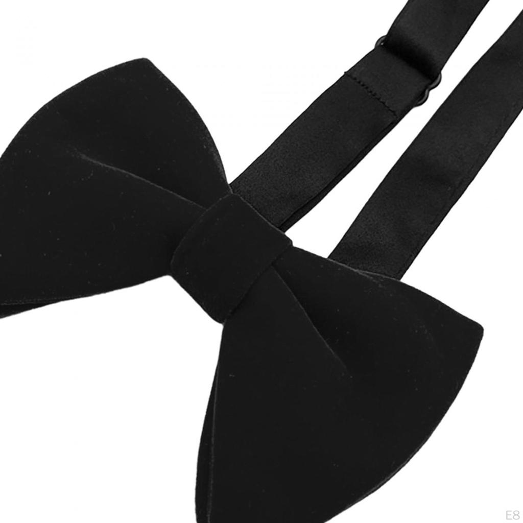 Elegant Velvet Bow Tie for Men - Sophisticated Neckwear Special Occasions