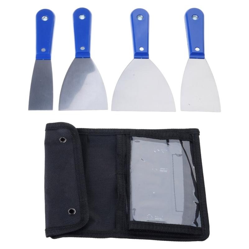 4/7Pcs Putty Cutter Spackle Cutter Stainless Steel Taping Cutter Tool Paint Scraper for Repairing Drywall Removing