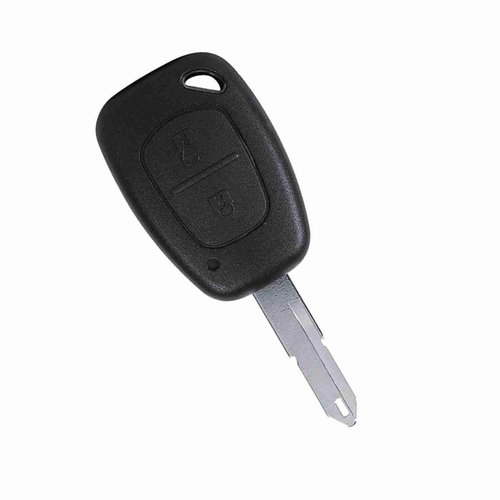2 Buttons Not Uncut Blank Car Key   Case for   [Remote Key Replacement]