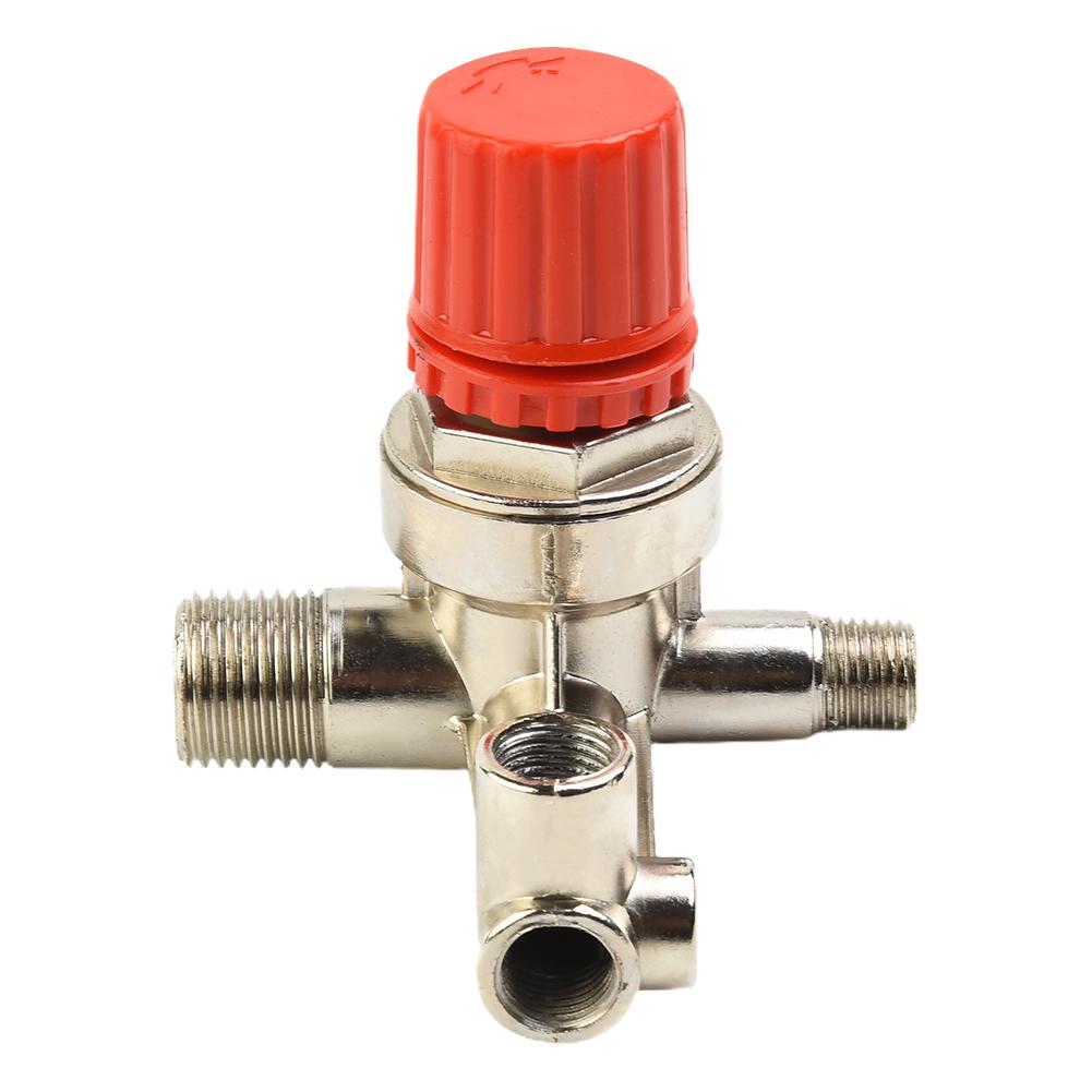 Double Outlet Tube Air Compressor Switch-Pressure Regulator Valve Fitting-Part