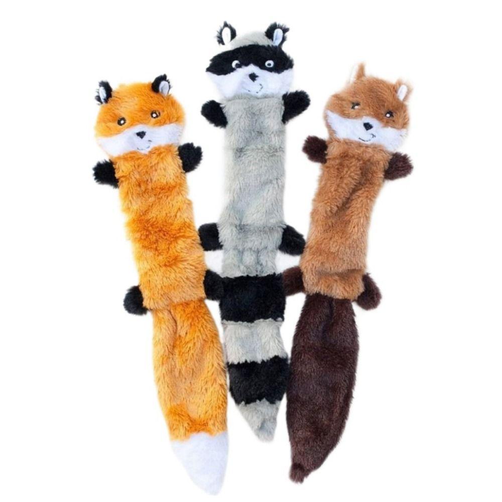 

Soft Simulated Animal Dog Toy Bite Resistant Pet Plush Squeaky Toy Self Happy
