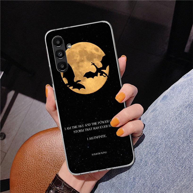 F-Fourth W-Wing Dragon Phone Case For Samsung Galaxy A17 A16 A15 A14 A13 A57 A56 A55 A54 A53 A37 A36 A35 A34 A33 A26 A25 A24 A23