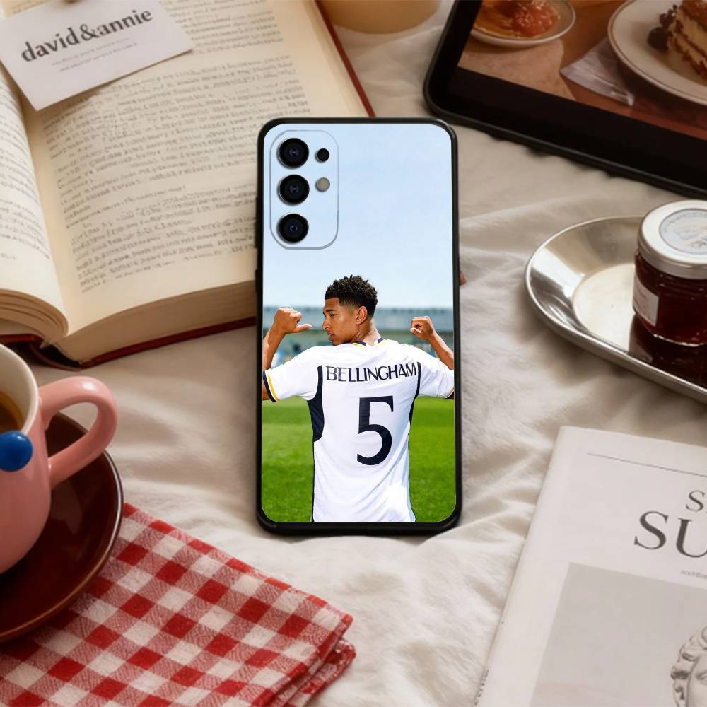 

Football icon J-Jude B-Bellingham Phone Case For Samsung S 25,24,23,22,30,21,10,9,Ultra,Plus,Lite,FE,4,5 G Soft Black Case Samsung S25ULTRA
