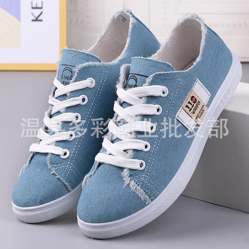 New female students canvas shoes comfortable and lightweight casual shoes checkered cloth shoes old Beijing cloth shoes women