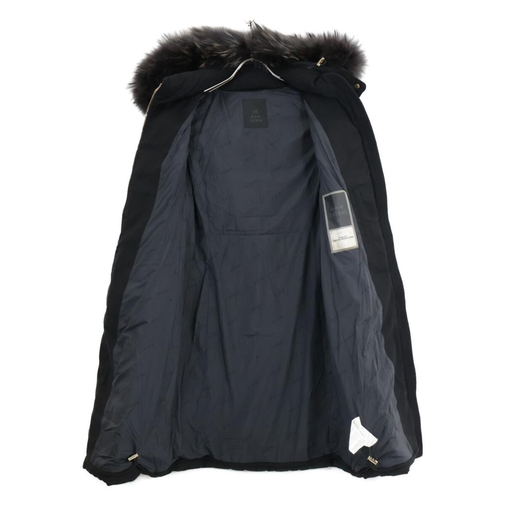 TATRAS [Domestic Regular/2010 Model] LTRL23A4581 CIMA Wool and Silk Fur Hooded Down Jacket Coat 02 blackUsed