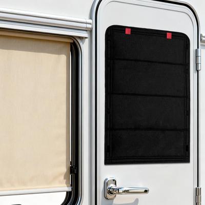 Anhängertür Fenster Sonnenschutz Faltbar Wasserdicht Schutz Oxford-Gewebe Tragbar Wohnmobil Fensterabdeckung Für Camping Picknick Reise Straße
