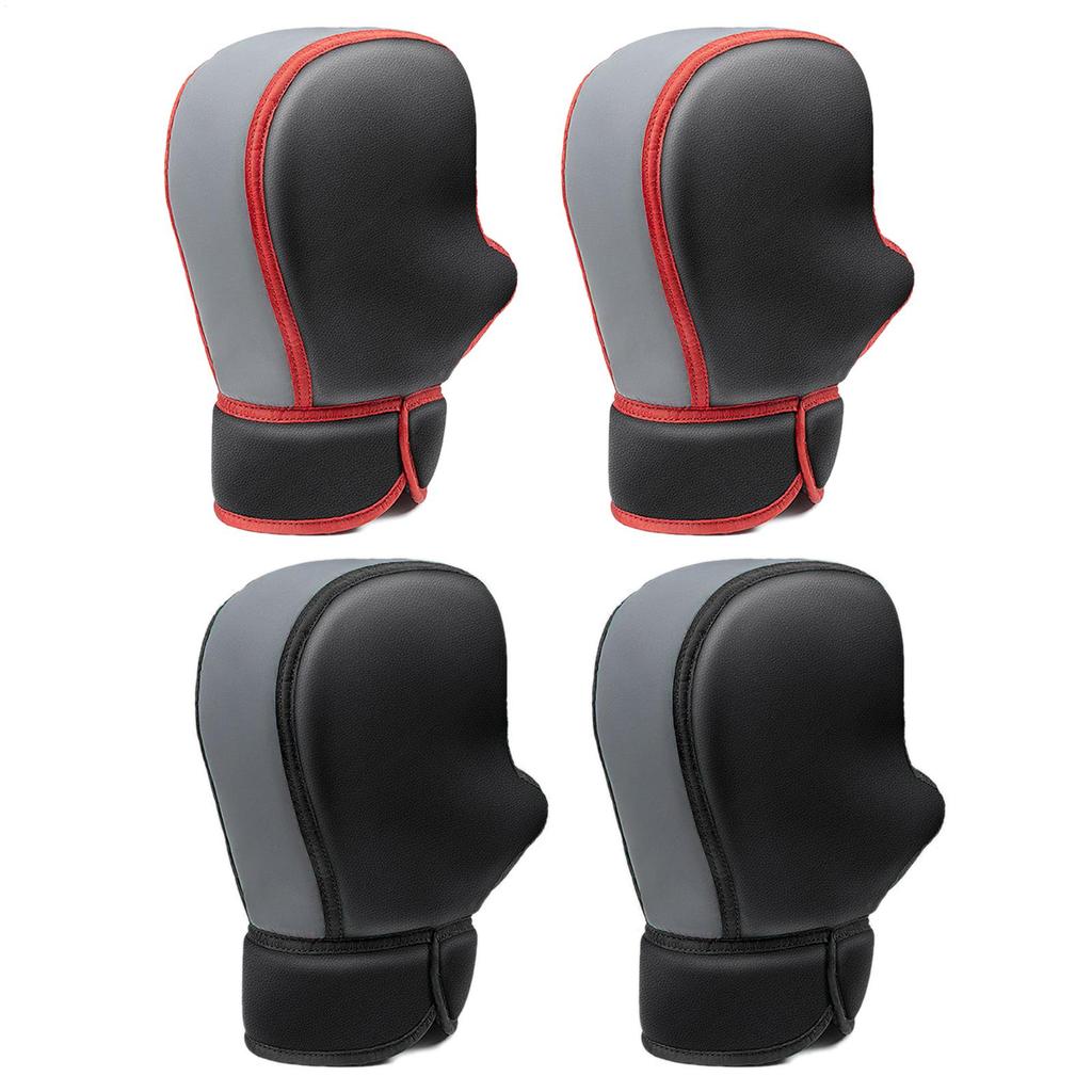 Motorcycle Handlebar Gloves Muffs Winter Warm Handle Gloves PU Waterproof Windproof Motorbike Handle Bar Hand Cover Muffs