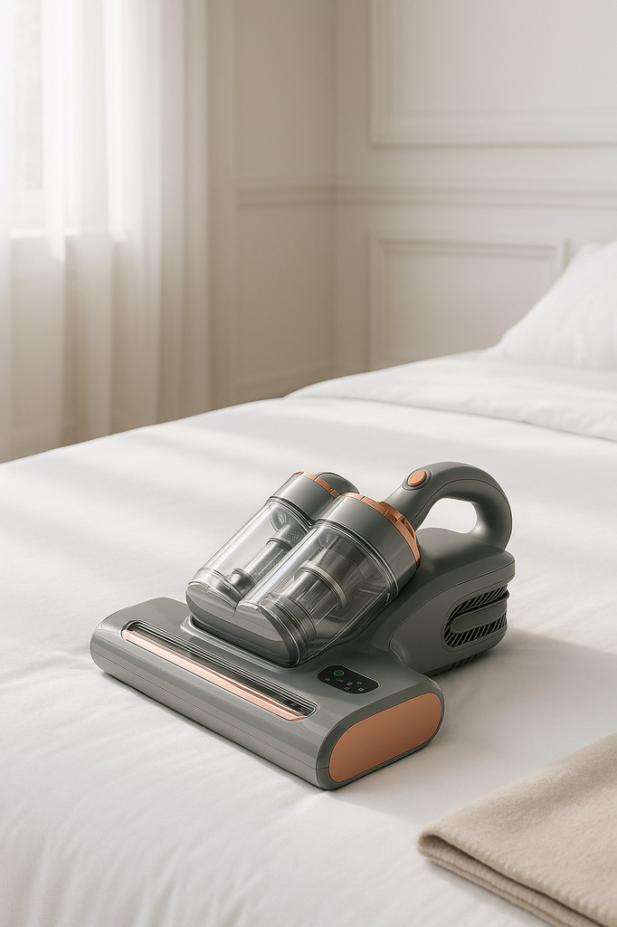 Renoviert:  JIGOO S300 Pro Smart Milbenreiniger mit zwei Tassen und Staubmilbensensor