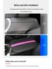 Universal Non-Slip Black Car Armrest Pad - Wear-Resistant Interior Accessory