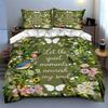 Floral, butterfly, serene. Bedding Duvet cover sets Duvet covers Pillowcases gifts (1 * Duvet Cover 2 * Pillowcases, without duvet insert)