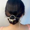 Vintage Hanfu Hairpin Elegant Pearls Hair Sticks Gift Floral Hair Accessory  Wedding