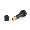 4pcs TR438 Car Tubeless Tire Valves with Dust Cap Rubber Copper Vacuum Tire Air Valve Stems for Car Wheel Tyre Valve Accessories