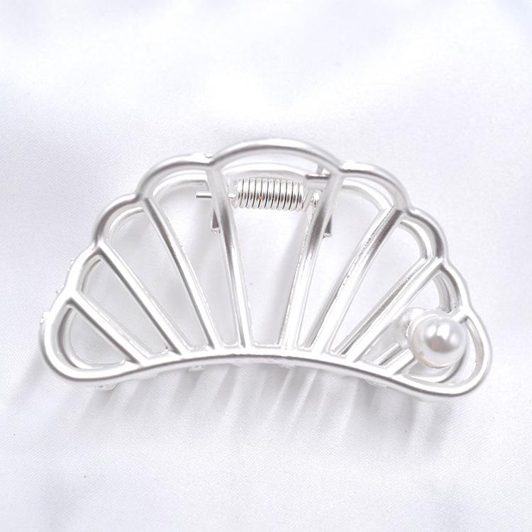 Unique Fashion Hair Accessories Ladies Geometric Metal Korean Hair Claw Clip