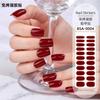 Adesivo per nail art in gel senza cottura colore solido adesivo per unghie illuminazione europea e americana
