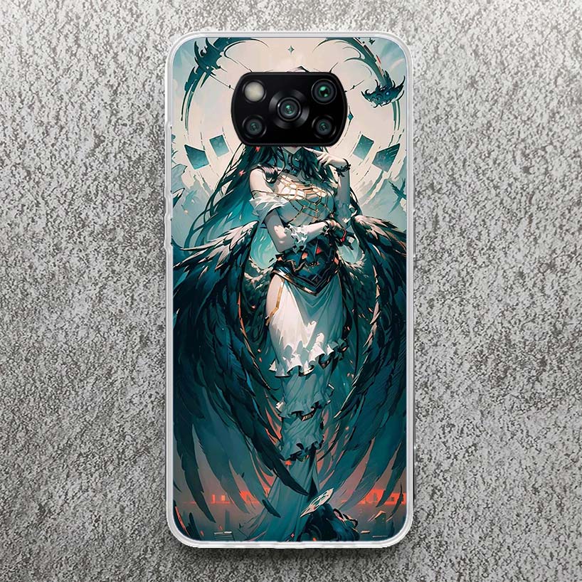 Albedo Overlord Anime Print Soft Case for Xiaomi Poco X7 X6 X5 X4 X3 Nfc Phone Shell F7 Ultra F6 F5 Pro F4 GT M6 M5S M3 Pattern