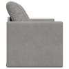 Vidaxl Sofa Podłogowa 2-W-1, Jasnoszara, 122X204X55 Cm, Aksamit
