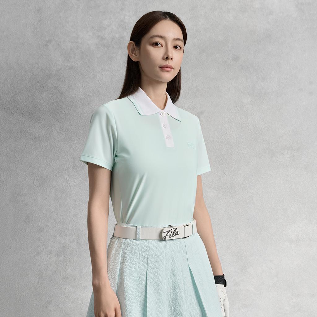 FILA Classic Versatile Comfortable Short Sleeve Polo Shirt Women tops A11W535110F-LB