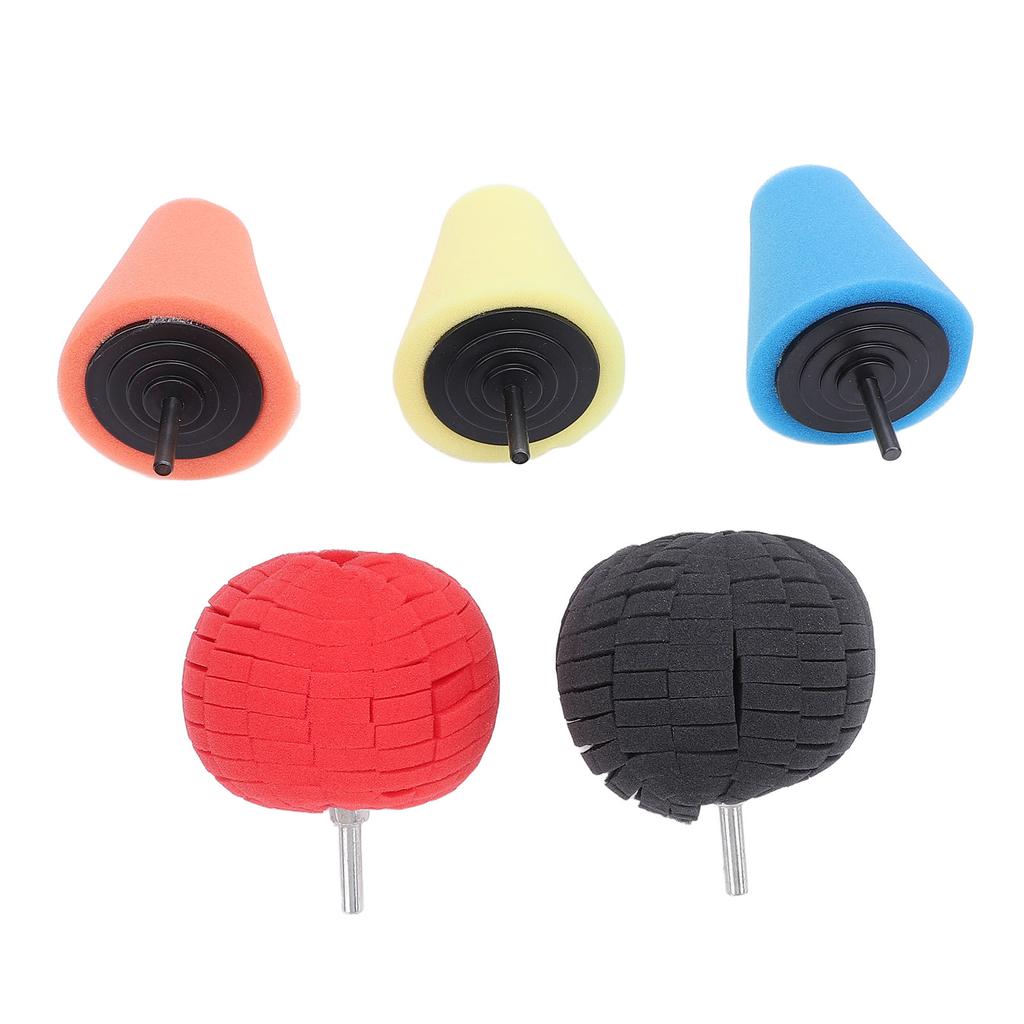 Polierschaum-Set 4 Zoll Multifunktionales Auto Radnabe Polieren Bohrschaum-Set