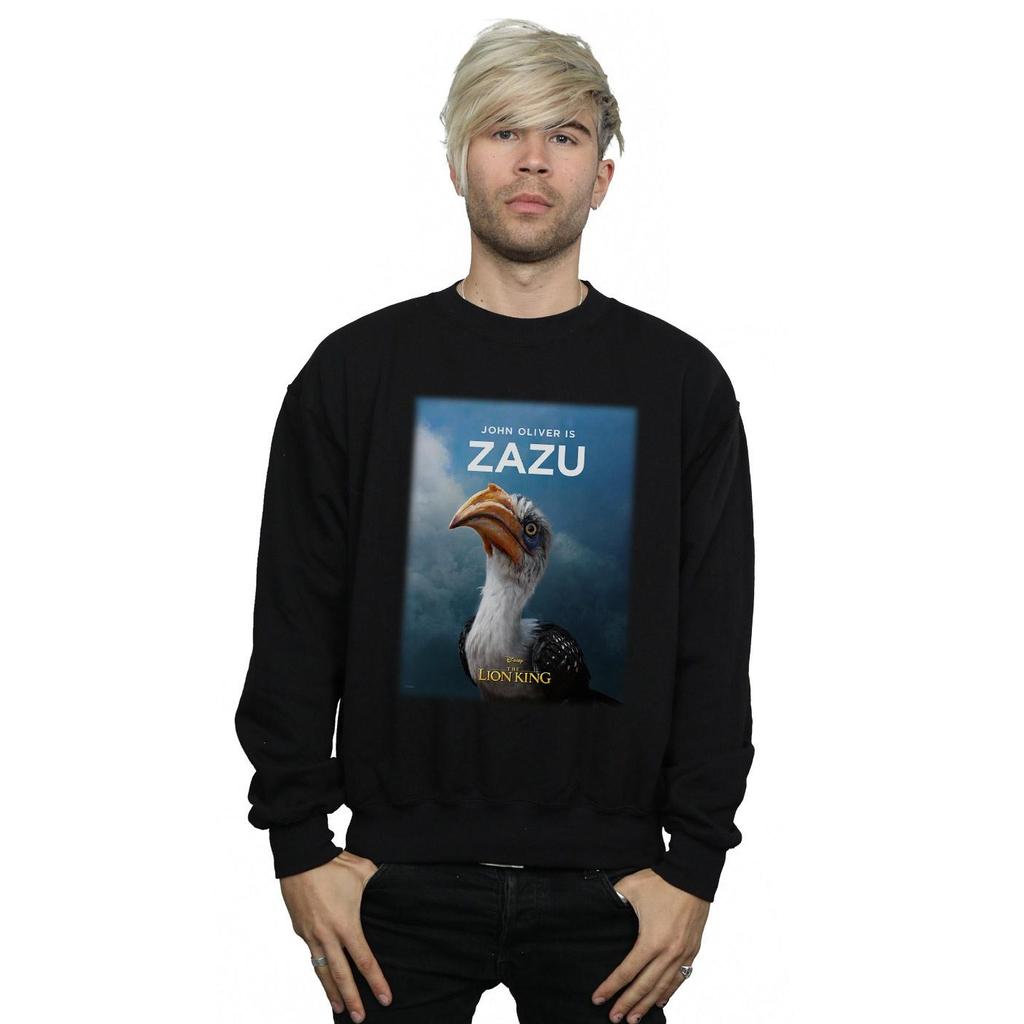 Disney Mens The Lion King Movie Zazu Poster Sweatshirt
