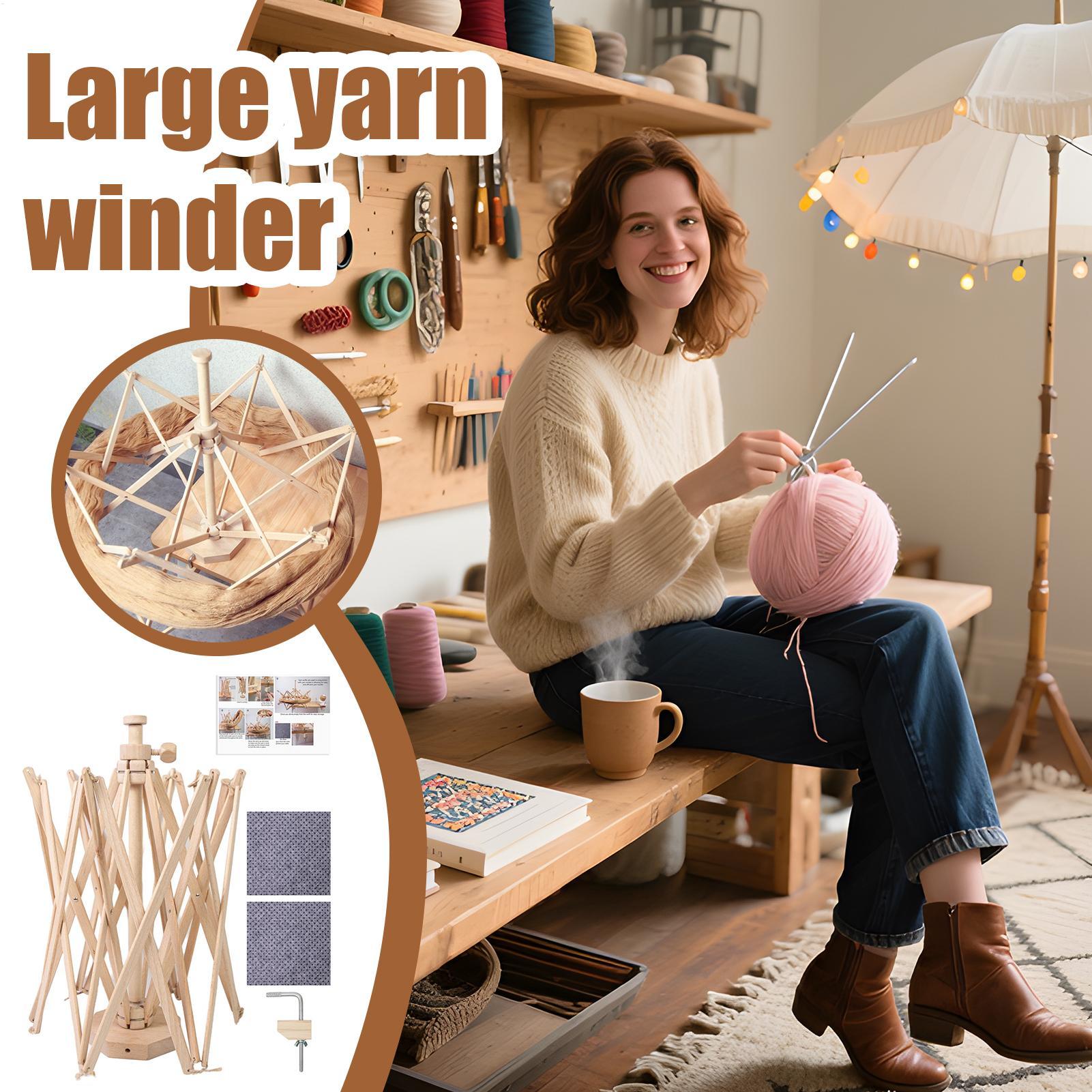

Yarn Ball Winder Umbrella Crochet Knitting Holder Tool Large Yarn Winder For Family Friends Women Lovers Enthusiast Holidays China Mainland