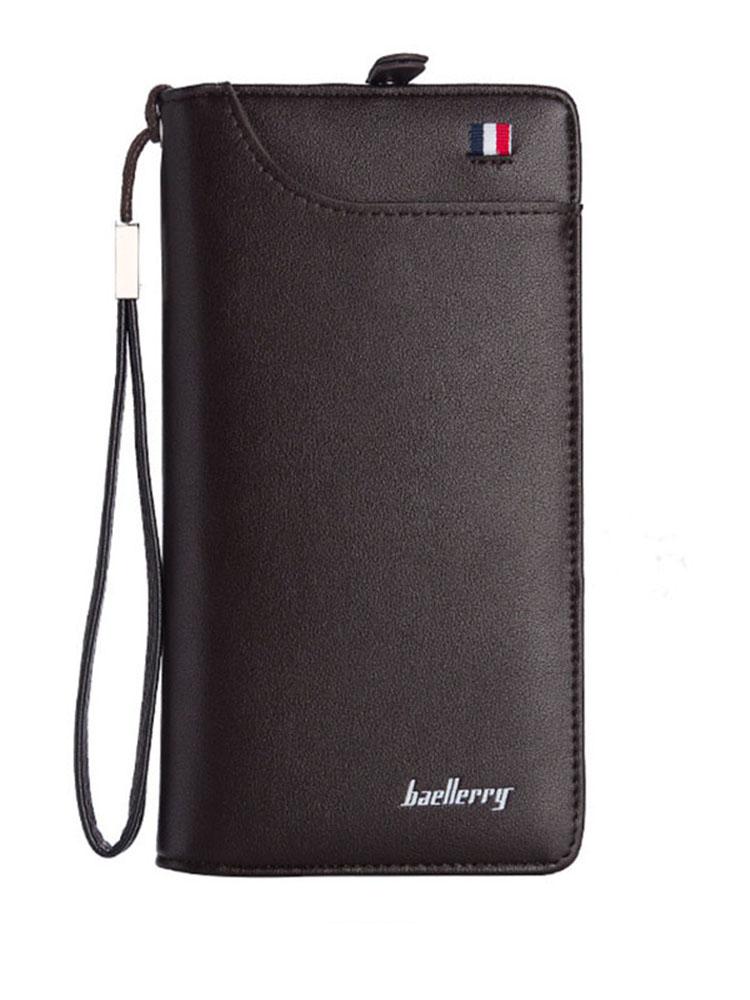 Мужской кошелек-цепочка, длинный, модный, с несколькими отделениями для карт, тонкий, мужской, роскошный дизайнерский кошелек, мужская сумка-клатч, кошелек для монет, деловой кошелек