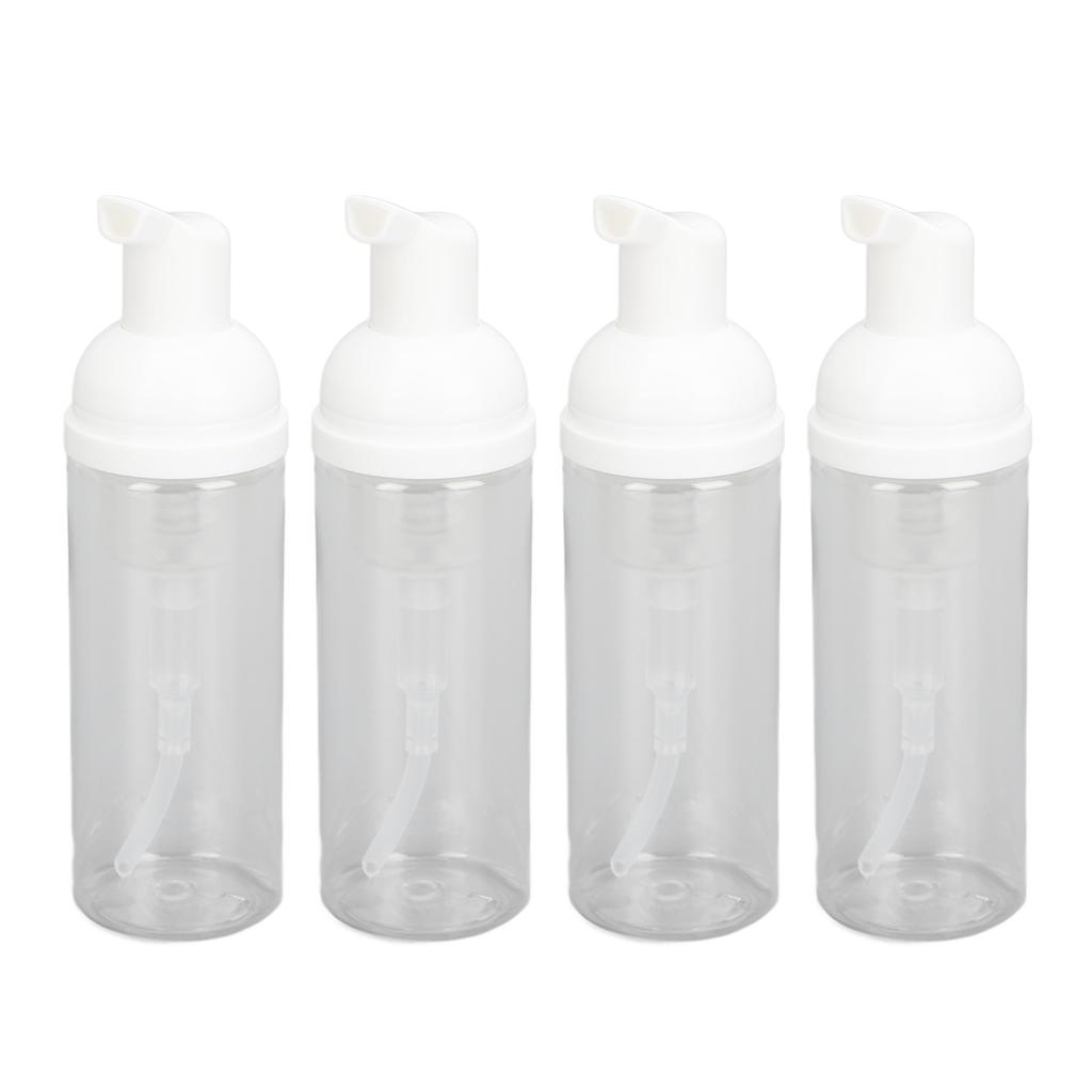 20pcs 50ml Foaming Pump Bottle Prevent Leakage Transparent Travel Foaming Dispenser Bottle