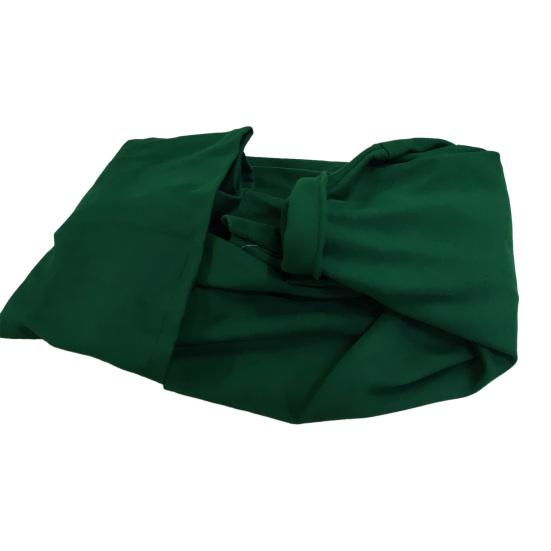 Women Autumn Winter Long Woolen Coat Lapel Long Sleeve Solid Color Printing