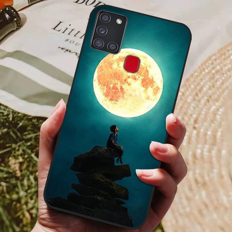 For Samsung A21S Case Phone Cover Silicone Soft TPU Back Cover for Samsung Galaxy A21S Case A 21S A21 S A217F Fundas Bumper