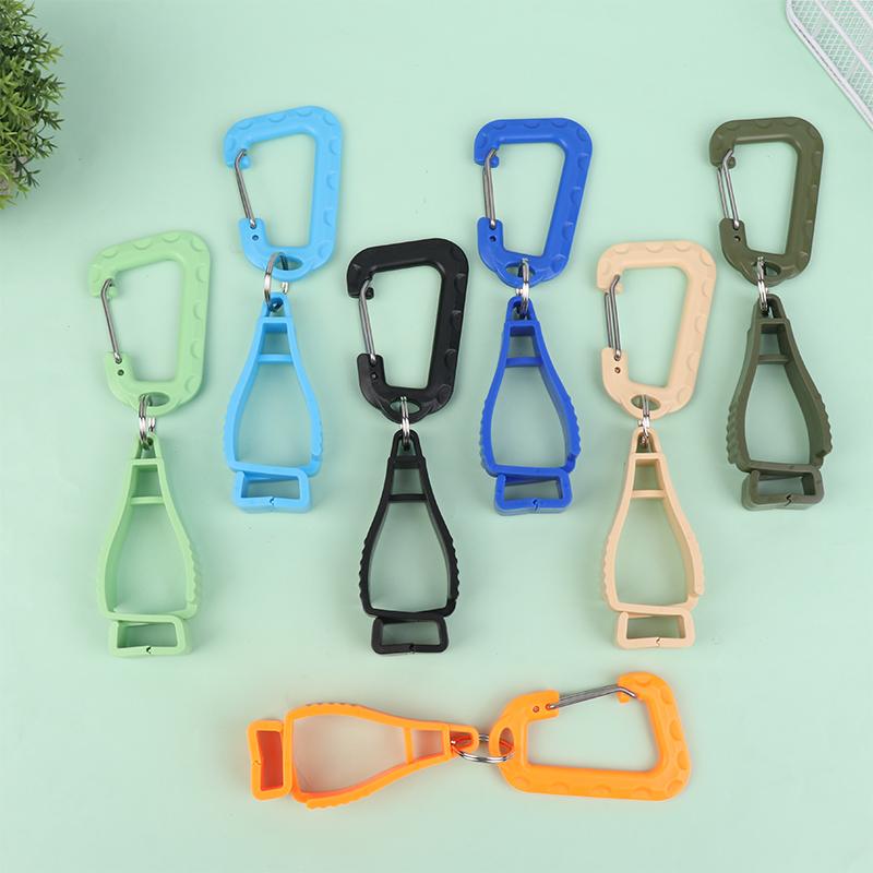 Outdoor Multifunktionale Schnalle Sicherheitsarbeitshandschuhe Halter Anti-Drop Handschuhclip Rucksack Schnalle Sicherheits Tragegegenstand Clip 7 Farben