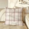Art PPlaid PPatterns Cushion Cover Pillow Case Antidustmite Pillowcase Silky Short Plush Sofa Cushion Cover hot