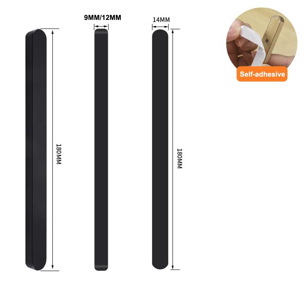 Samolepicí rukojeť na posuvné dveře ze slitiny hliníku 7palcová úchytka na zásuvku Bez vrtání Multifunkční rukojeť na skříňku